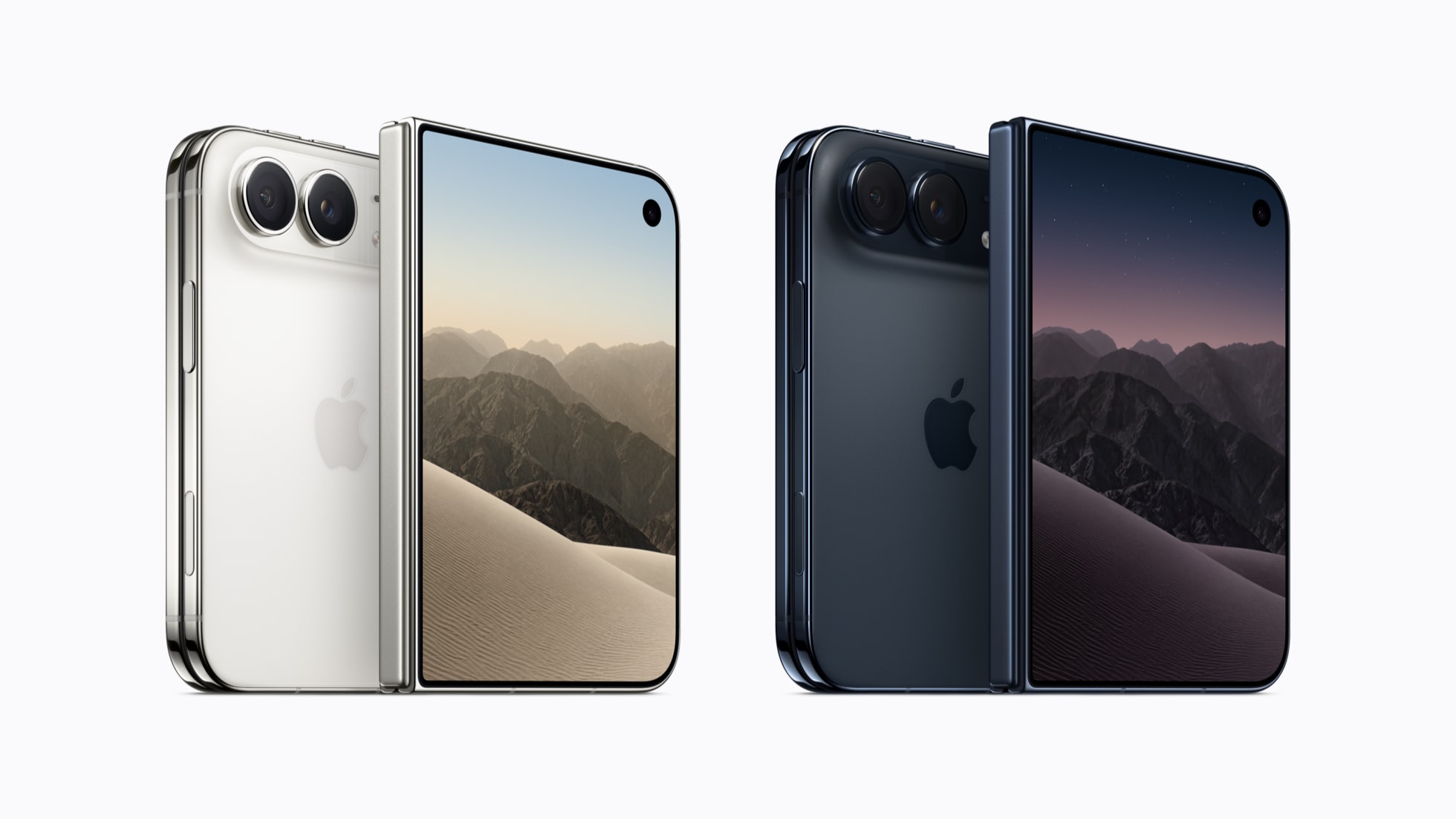 iPhone Duo yıldız beyazı ve gece göğü